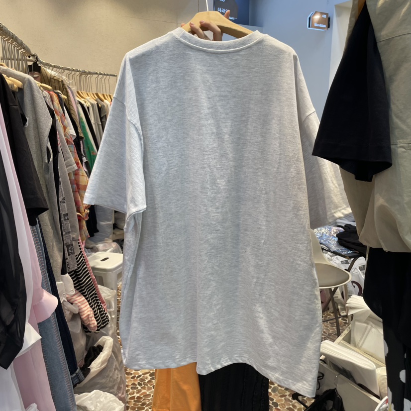 THE LINE-Q韓國直郵㊣東大門實拍女裝新品25春夏推薦休閑T恤THE LINE-qT恤