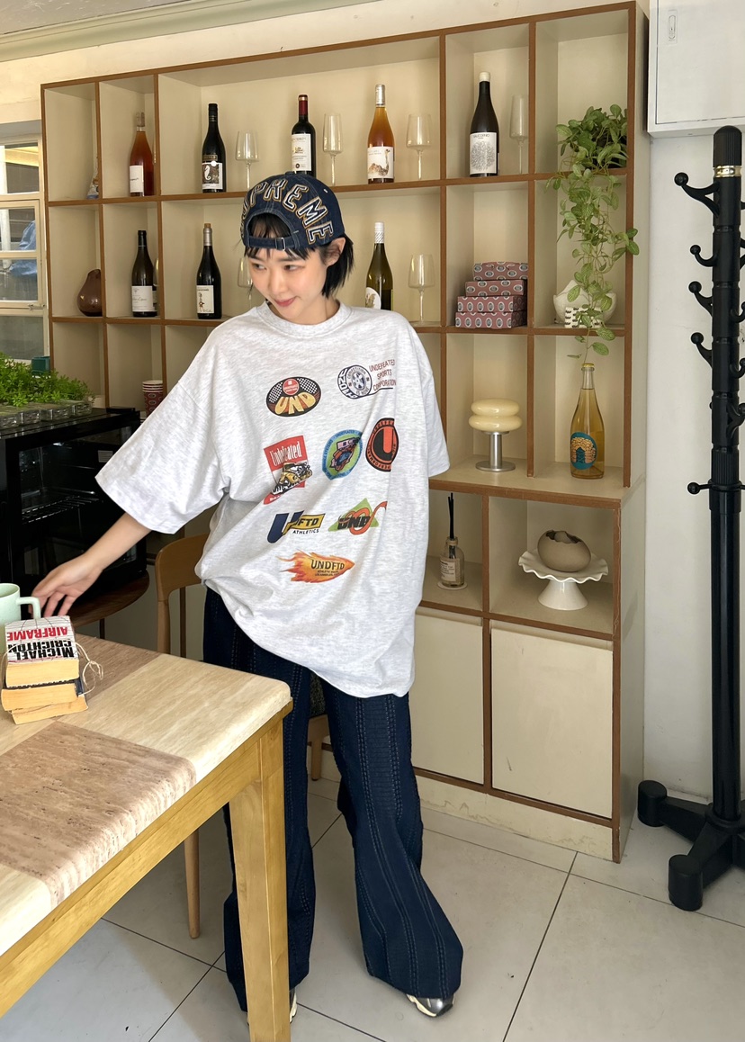 THE LINE-Q韓國直郵㊣東大門實拍女裝新品25春夏推薦休閑T恤THE LINE-qT恤