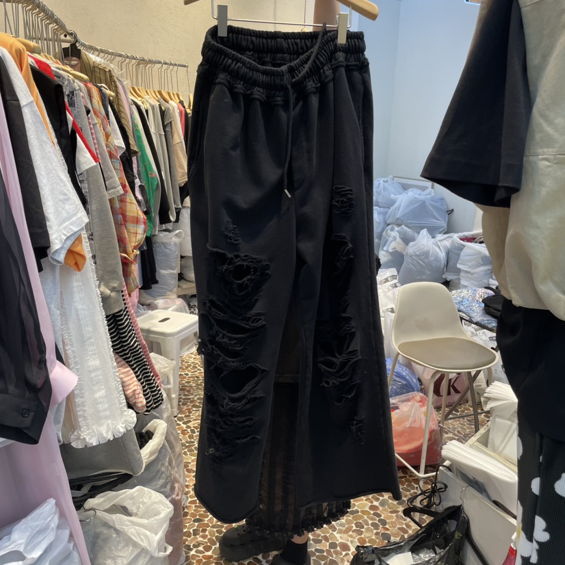 THE LINE-Q直郵韓國代購㊣女裝新款休閑25春夏時尚休閑褲THE LINE-q休閑褲圖色2