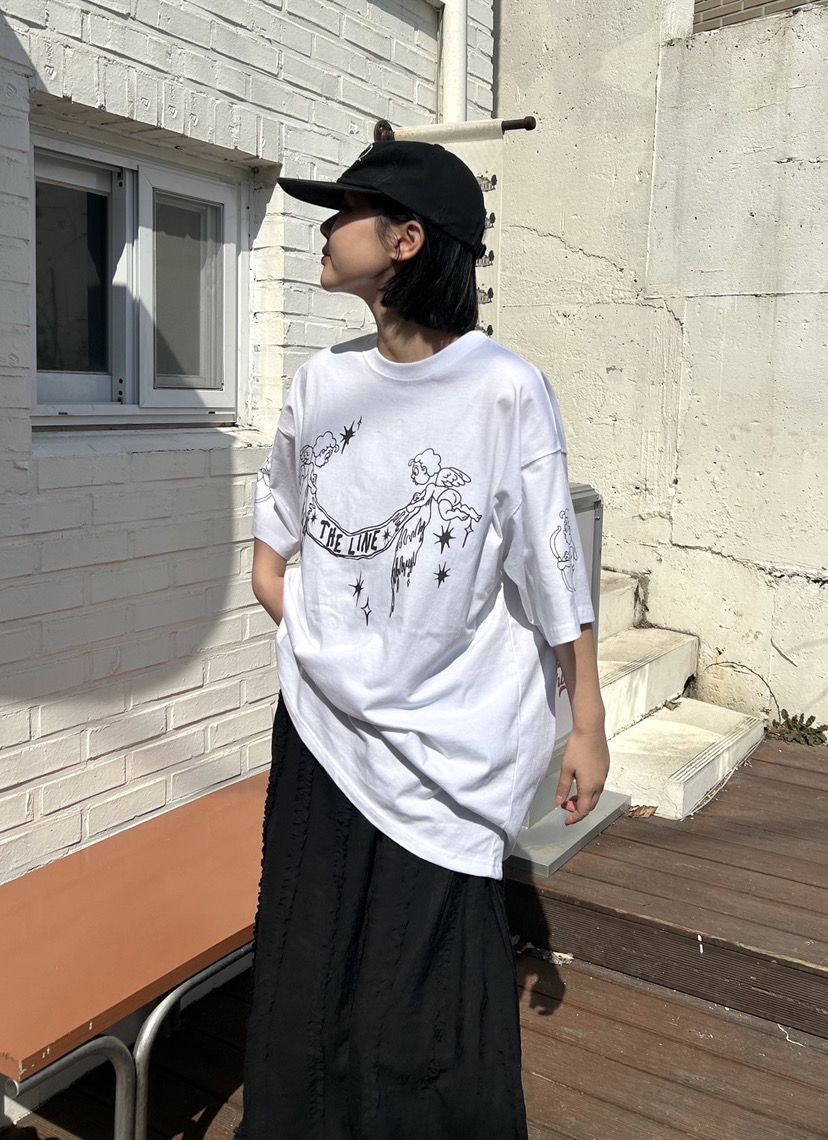 THE LINE-Q韓國直郵㊣東大門實拍女裝新款推薦熱賣休閑T恤THE LINE-qT恤