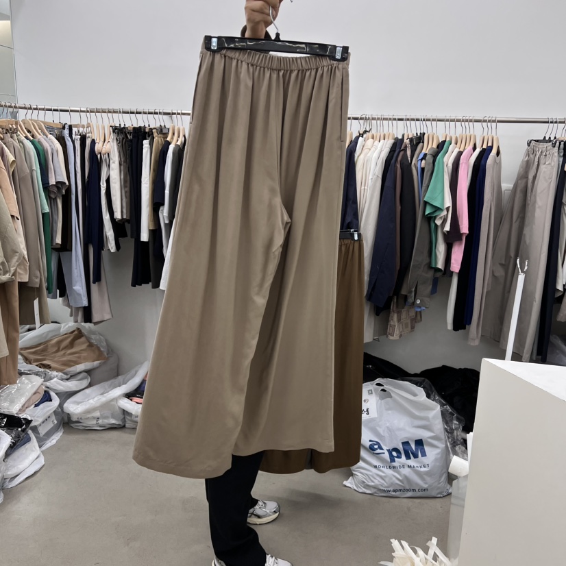 IDEE-A韓國直郵㊣東大門實拍女裝新品人氣25春夏休閑褲綁帶IDEE-A休閑褲