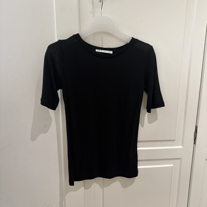 WE ARE/WELOVER直郵韓國代購㊣女裝新品25春夏熱賣休閑T恤SHOP_WE ARET恤圖色3