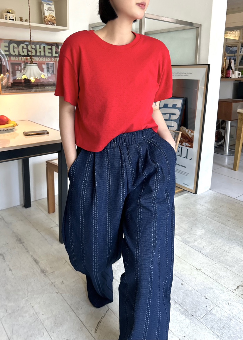 THE LINE-Q韓國㊣直郵東大門代購女裝新品人氣熱賣休閑T恤THE LINE-qT恤
