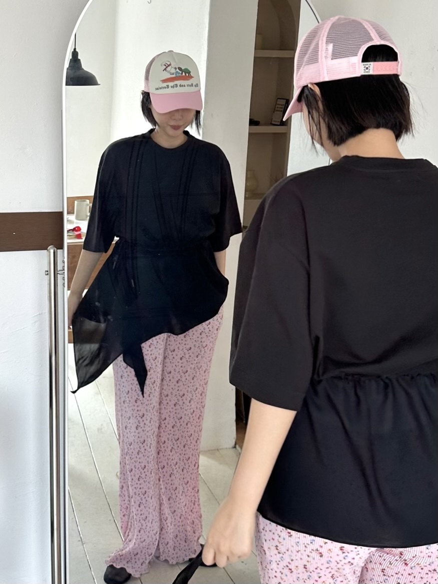 THE LINE-Q韓國直郵㊣女裝新品推薦熱賣人氣25春夏休閑褲THE LINE-q休閑褲