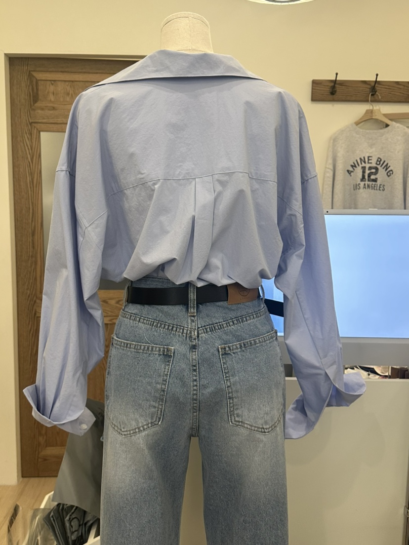 LOGON東大門實拍女士新品熱賣職業時尚休閑推薦25春夏襯衫蕾絲衫LOGON襯衫/蕾絲衫