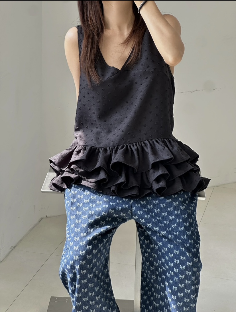 BYRING韓國直郵㊣東大門實拍女裝新款時尚熱賣25春夏吊帶背心BYRING吊帶/背心