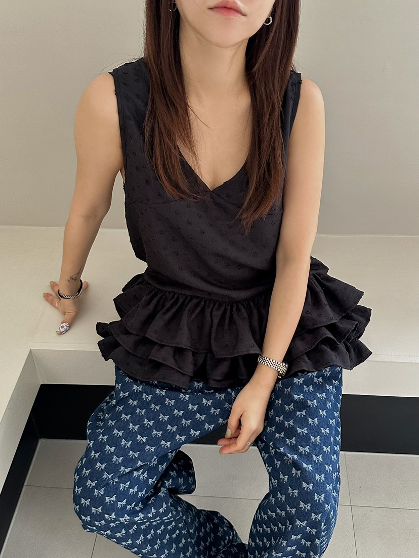 BYRING韓國直郵㊣東大門實拍女裝新款時尚熱賣25春夏吊帶背心BYRING吊帶/背心