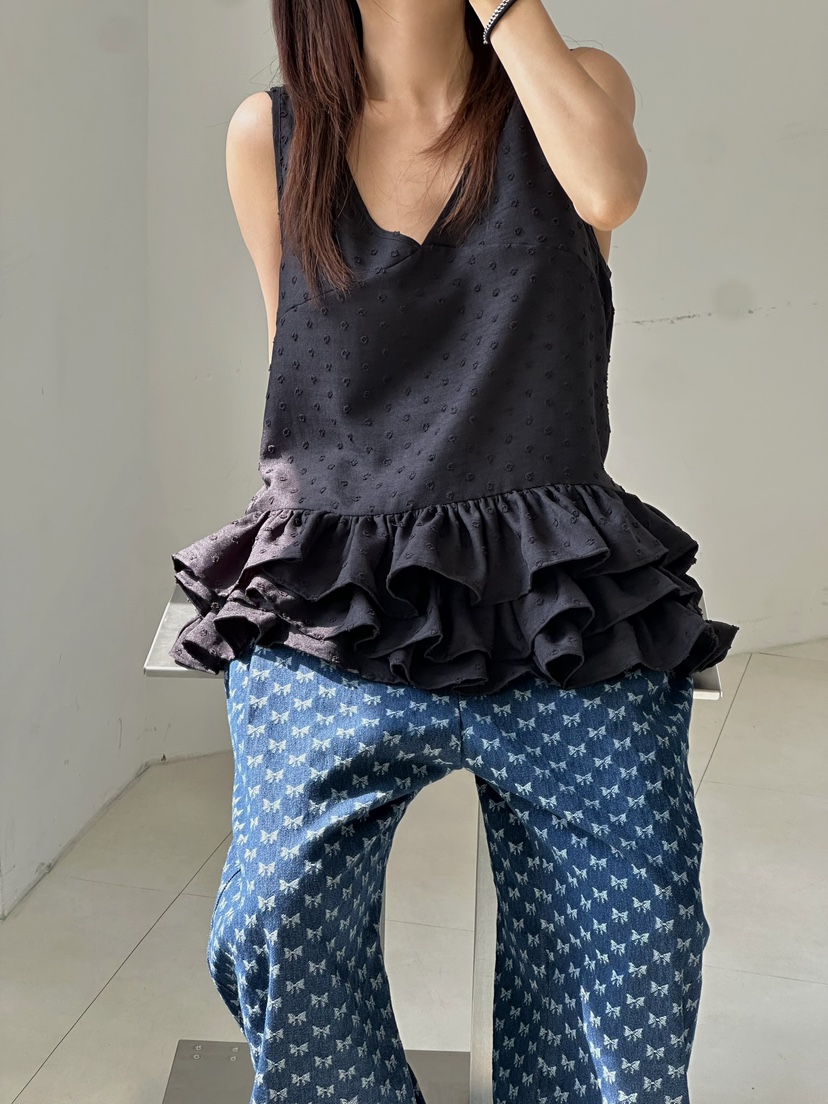 BYRING韓國直郵㊣東大門實拍女裝新款時尚熱賣25春夏吊帶背心BYRING吊帶/背心