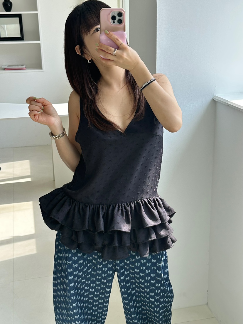 BYRING韓國直郵㊣東大門實拍女裝新款時尚熱賣25春夏吊帶背心BYRING吊帶/背心
