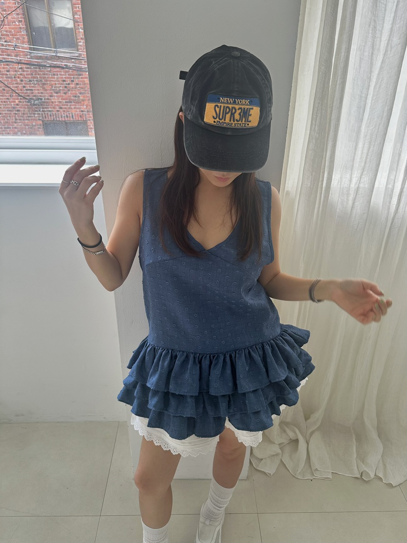 BYRING韓國直郵㊣東大門實拍女裝新款時尚熱賣25春夏吊帶背心BYRING吊帶/背心