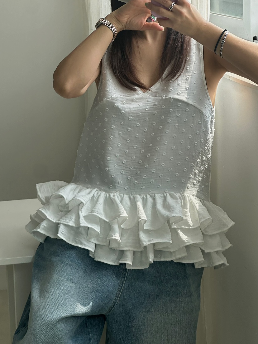BYRING韓國直郵㊣東大門實拍女裝新款時尚熱賣25春夏吊帶背心BYRING吊帶/背心圖色2