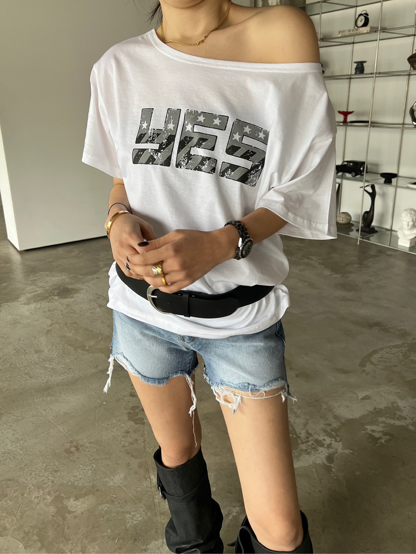 SOLAR韓國直郵㊣女裝新款熱賣25春夏時尚休閑人氣推薦T恤SOLART恤