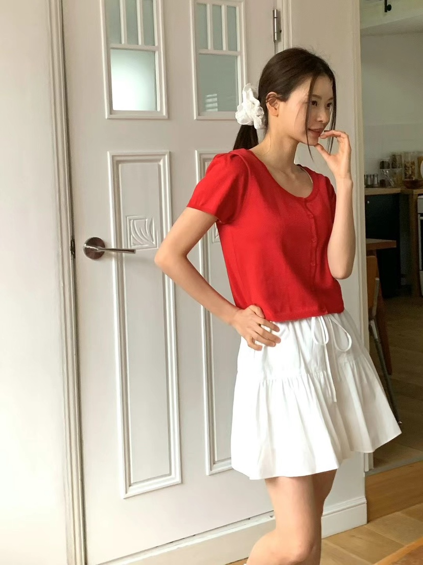 ANOU直郵韓國代購㊣女裝新款時尚推薦25春夏休閑熱賣針織衫ANOU針織衫