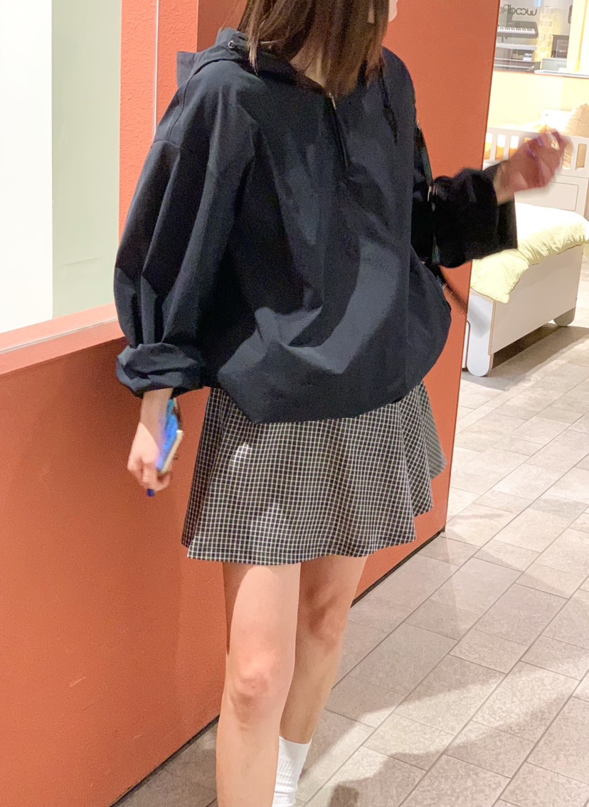 COURGETTE韓國直郵㊣女裝新款熱賣25春夏時尚休閑夾克連帽衫COURGETTE夾克