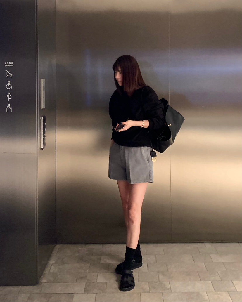 COURGETTE直郵韓國代購㊣女裝新款推薦時尚熱賣休閑25春夏短褲COURGETTE短褲
