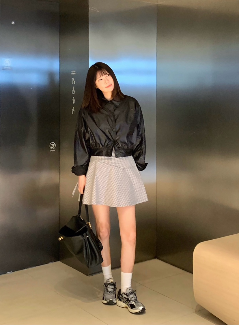 COURGETTE韓國直郵㊣東大門實拍女裝新品時尚熱賣25春夏短裙COURGETTE短裙