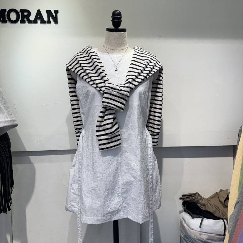 MORAN韓國㊣直郵東大門代購女裝新款推薦25春夏休閑時尚連衣裙MORAN/MOSCO連衣裙
