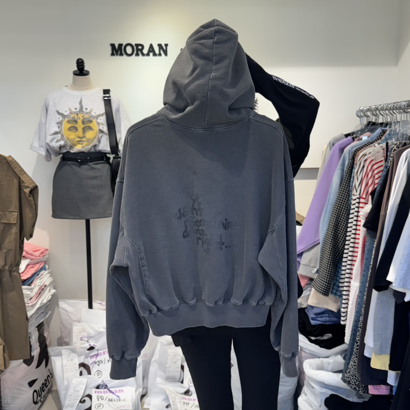 MORAN韓國直郵㊣女裝新品熱賣休閑人氣25春夏時尚推薦衛衣MORAN/MOSCO衛衣