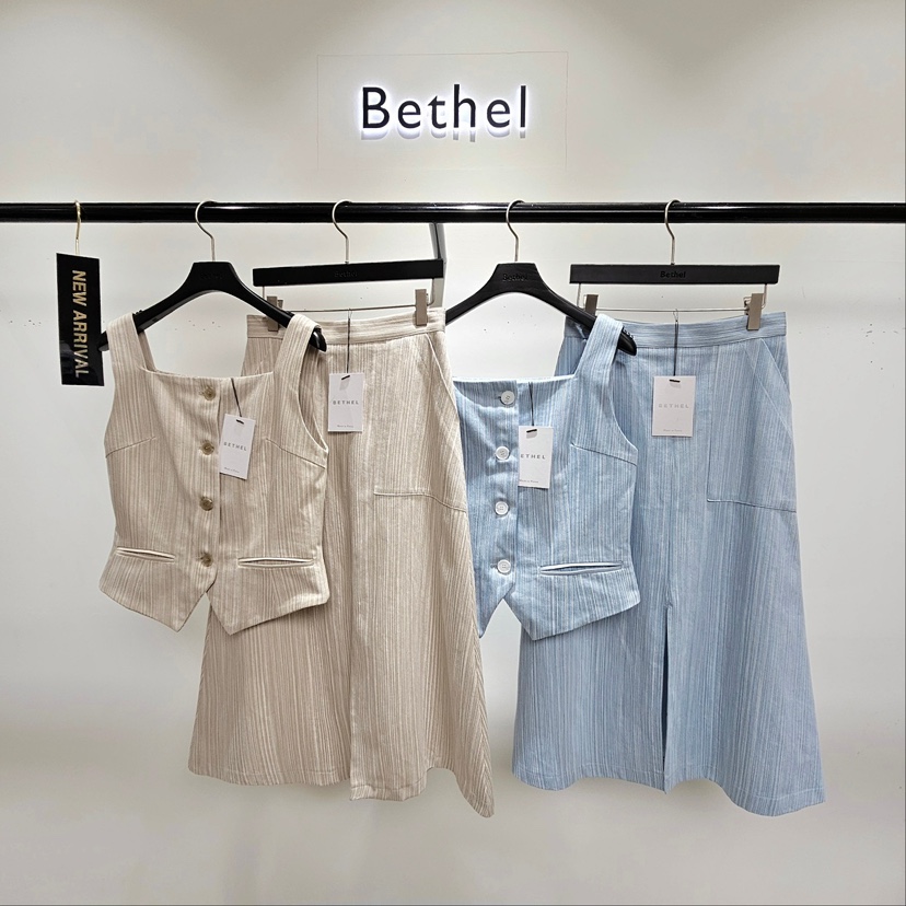 BETHEL韓國㊣直郵東大門代購女裝新款25春夏熱賣推薦人氣馬甲BETHEL馬甲