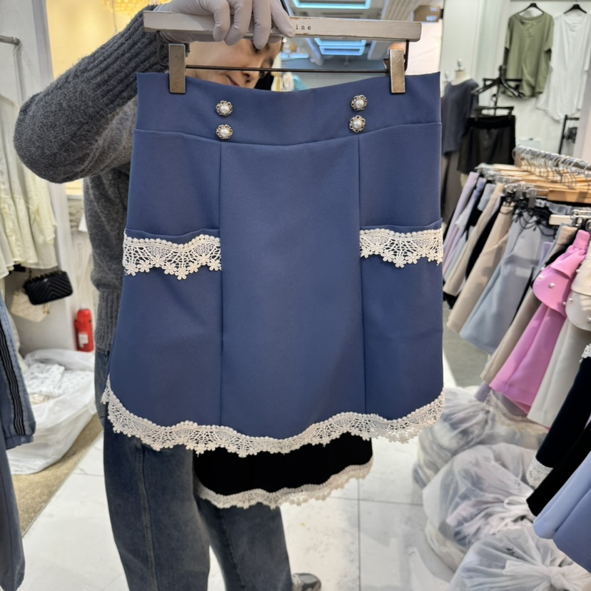 PAPA韓國直郵㊣女裝新品人氣休閑25春夏時尚推薦熱賣裙褲PAPA裙褲圖色2