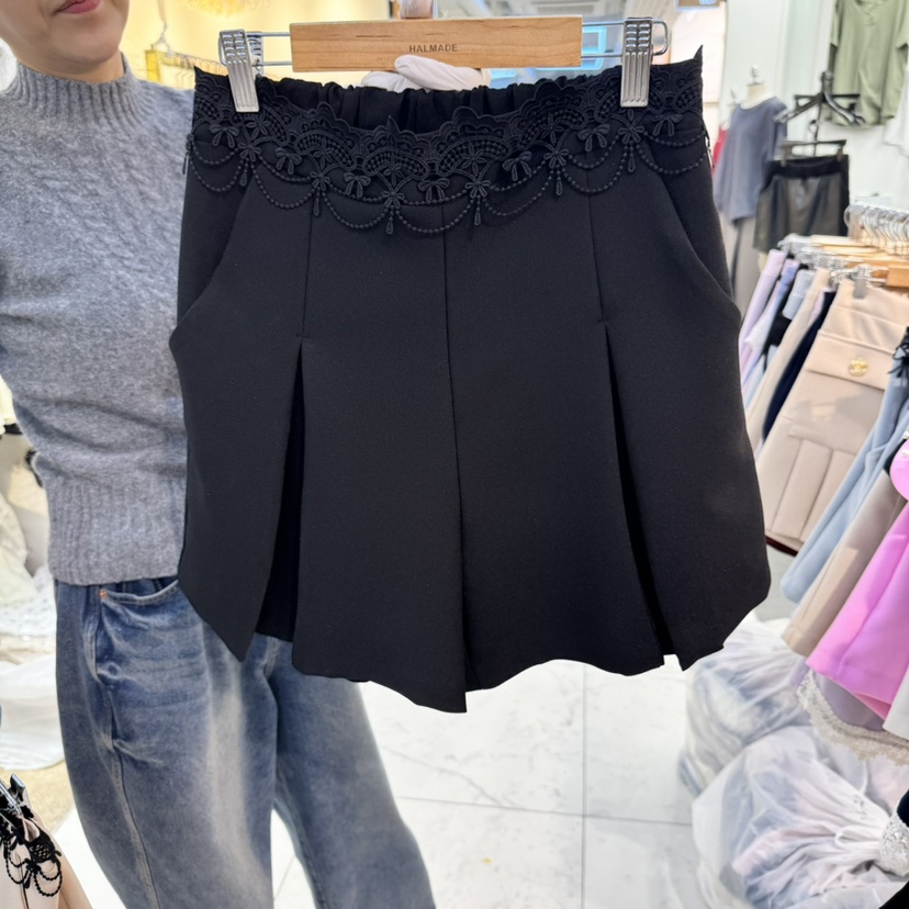 PAPA韓國㊣直郵東大門代購女裝新款25春夏人氣時尚推薦裙褲PAPA裙褲圖色3