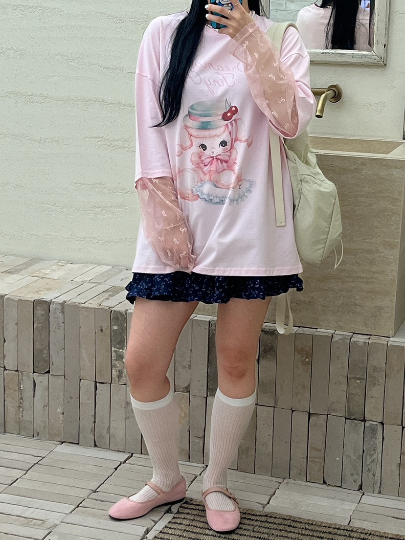 MA NYO直郵韓國代購㊣女裝新款推薦休閑時尚熱賣人氣長袖T恤MA NYO長袖T恤