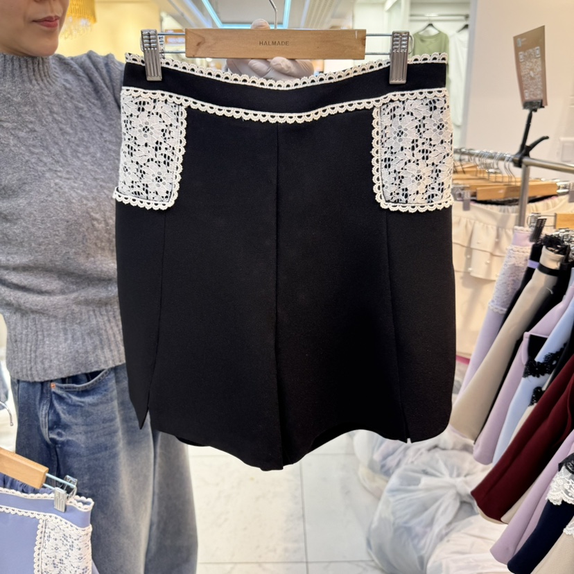 PAPA直郵韓國代購㊣女裝新款推薦休閑人氣熱賣時尚25春夏短褲PAPA短褲圖色3