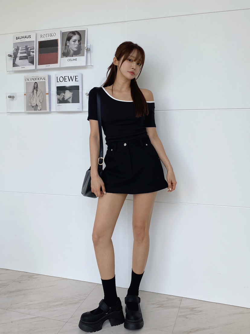 CLOTH韓國直郵㊣女裝新品休閑人氣25春夏時尚推薦熱賣T恤CLOTHT恤