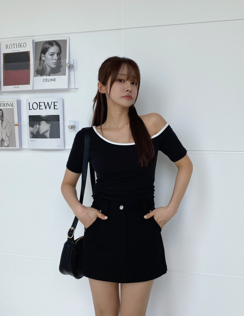 CLOTH韓國直郵㊣女裝新品休閑人氣25春夏時尚推薦熱賣T恤CLOTHT恤