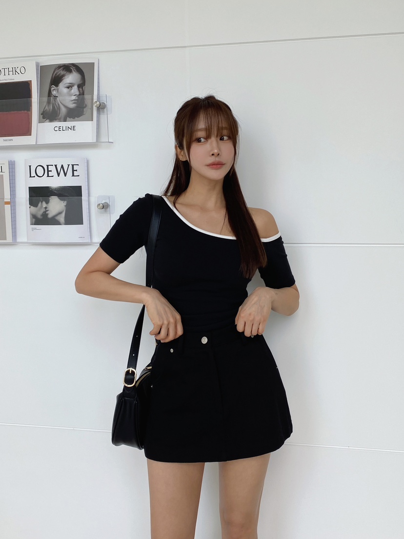 CLOTH韓國直郵㊣女裝新品休閑人氣25春夏時尚推薦熱賣T恤CLOTHT恤