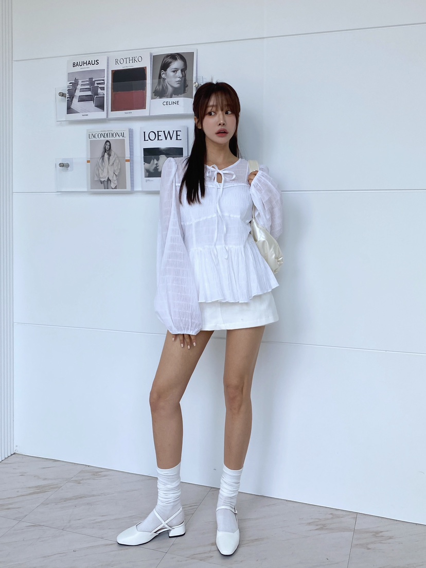 CLOTH直郵韓國代購㊣女裝新品人氣時尚熱賣推薦休閑襯衫蕾絲衫CLOTH襯衫/蕾絲衫