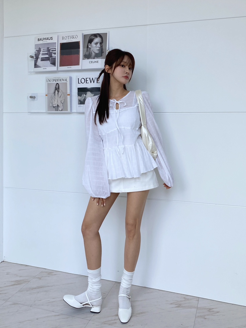 CLOTH直郵韓國代購㊣女裝新品人氣時尚熱賣推薦休閑襯衫蕾絲衫CLOTH襯衫/蕾絲衫