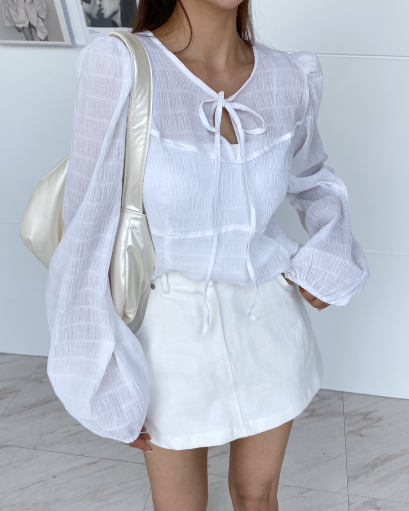 CLOTH直郵韓國代購㊣女裝新品人氣時尚熱賣推薦休閑襯衫蕾絲衫CLOTH襯衫/蕾絲衫