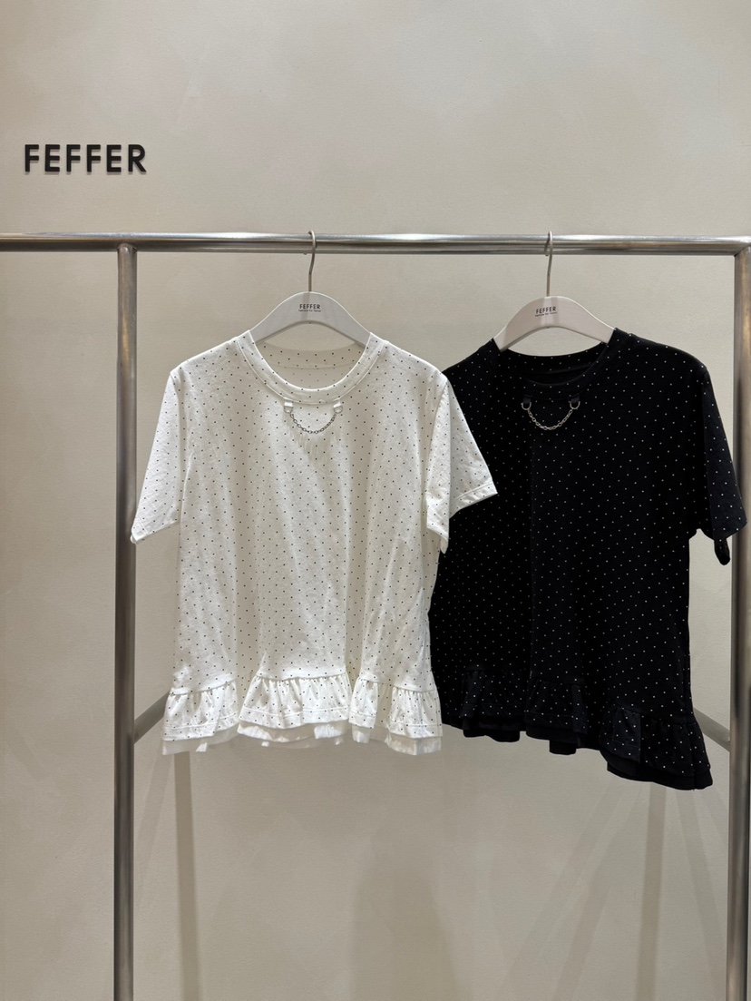 FEFFER韓國直郵㊣東大門實拍女裝新款25春夏推薦人氣時尚T恤FEFFERT恤