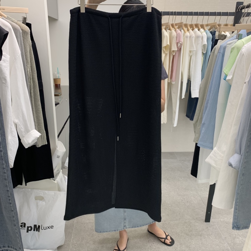 AND THE韓國㊣直郵東大門代購女裝新品熱賣25春夏半身裙中短裙AND THE半身裙/中短裙圖色2