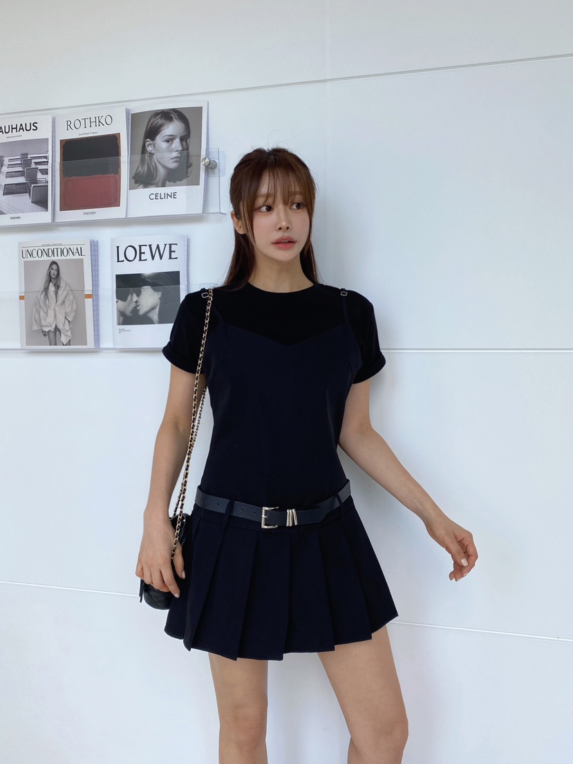 CLOTH韓國㊣直郵東大門代購女裝新款人氣25春夏熱賣休閑連衣裙CLOTH連衣裙