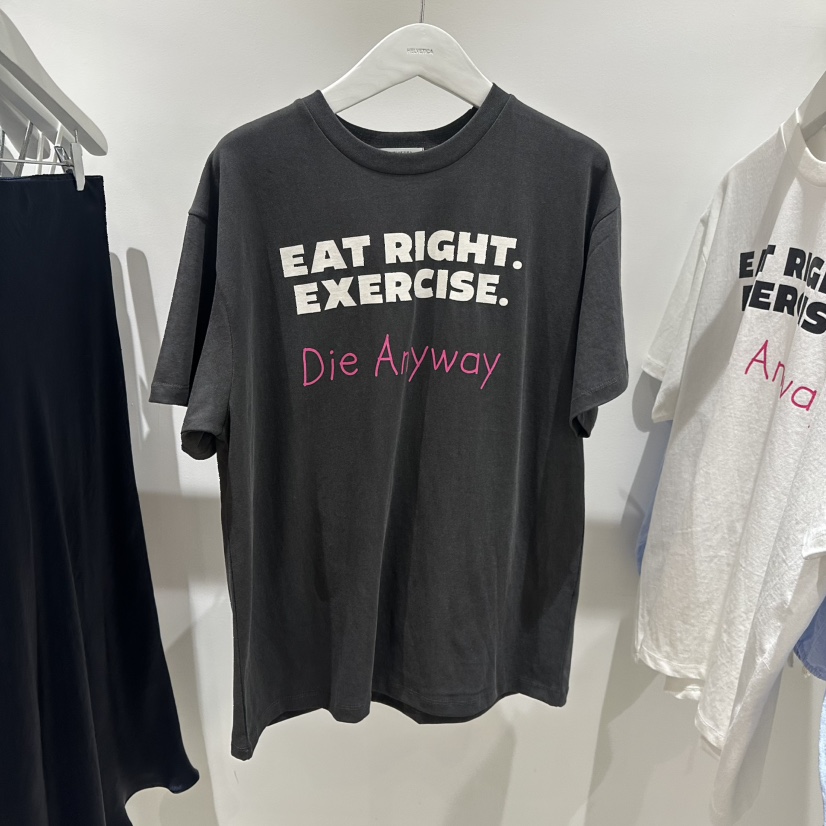 HELVETICA韓國直郵㊣女裝新品推薦熱賣休閑人氣25春夏時尚T恤HELVETICAT恤圖色2