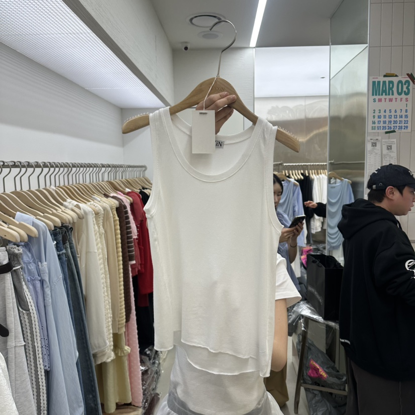MIXXIN直郵韓國代購㊣女裝新品人氣熱賣推薦時尚休閑吊帶背心MIXXIN吊帶/背心