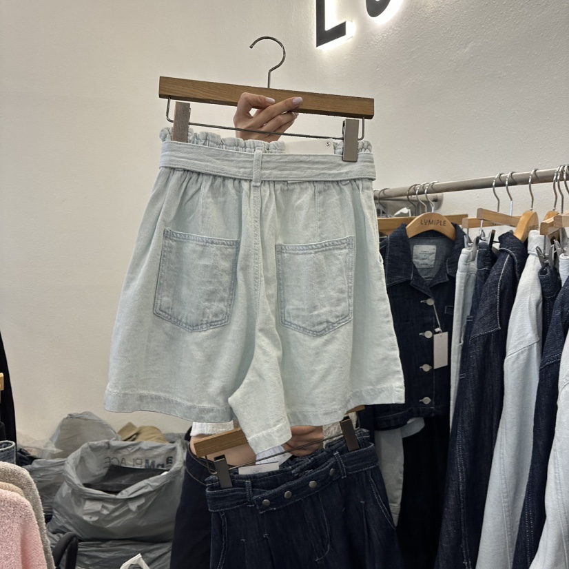 LUMIPLE韓國㊣直郵東大門代購女裝新品25春夏人氣時尚休閑短褲LUMIPLE短褲