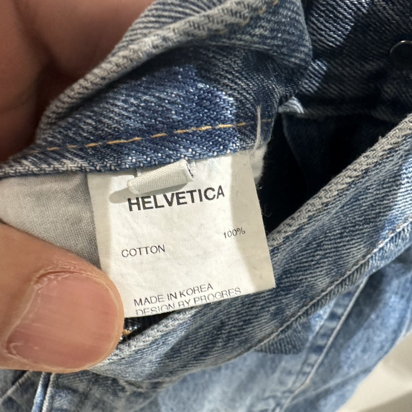 HELVETICA韓國直郵㊣女裝新款推薦人氣25春夏時尚熱賣牛仔褲HELVETICA牛仔褲