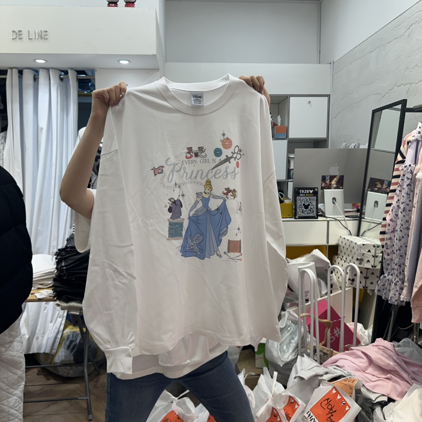 DE LINE直郵韓國代購㊣女裝新款時尚熱賣人氣推薦休閑衛衣DE LINE衛衣圖色2