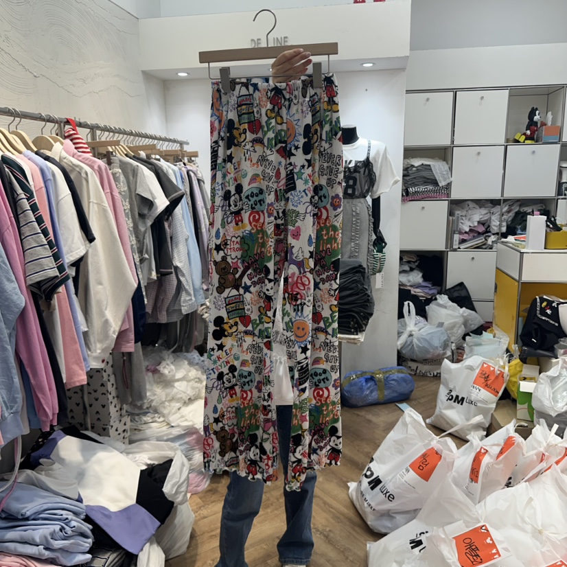 DE LINE直郵韓國代購㊣女裝新款人氣時尚25春夏熱賣休閑褲DE LINE休閑褲
