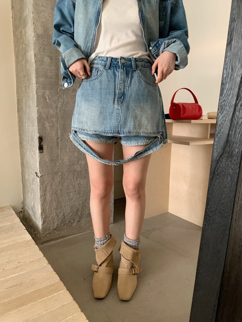 HER韓國直郵㊣女裝新品推薦時尚人氣休閑25春夏熱賣裙褲HER裙褲