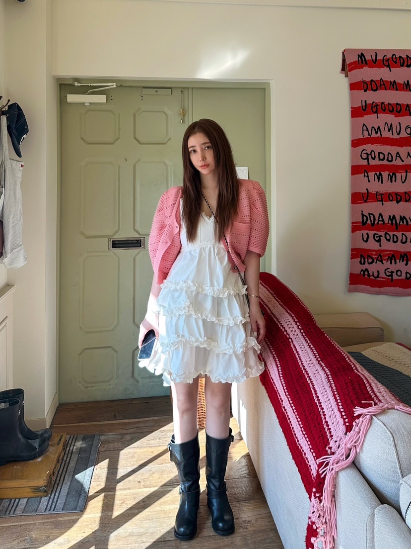 81 MARKET-L直郵韓國代購㊣女裝新款熱賣時尚25春夏連衣裙81 MARKET-L連衣裙