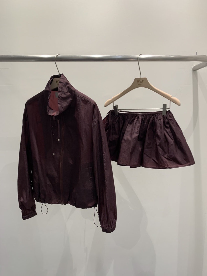 MURMUR直郵韓國代購㊣女裝新品25春夏人氣時尚推薦套裝連帽衫MURMUR套裝圖色3
