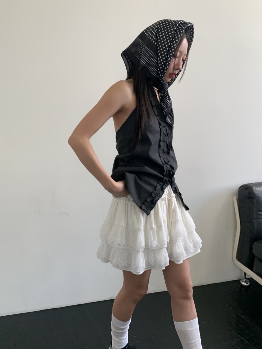 MURMUR韓國直郵㊣東大門實拍女裝新品休閑25春夏人氣熱賣短裙MURMUR短裙