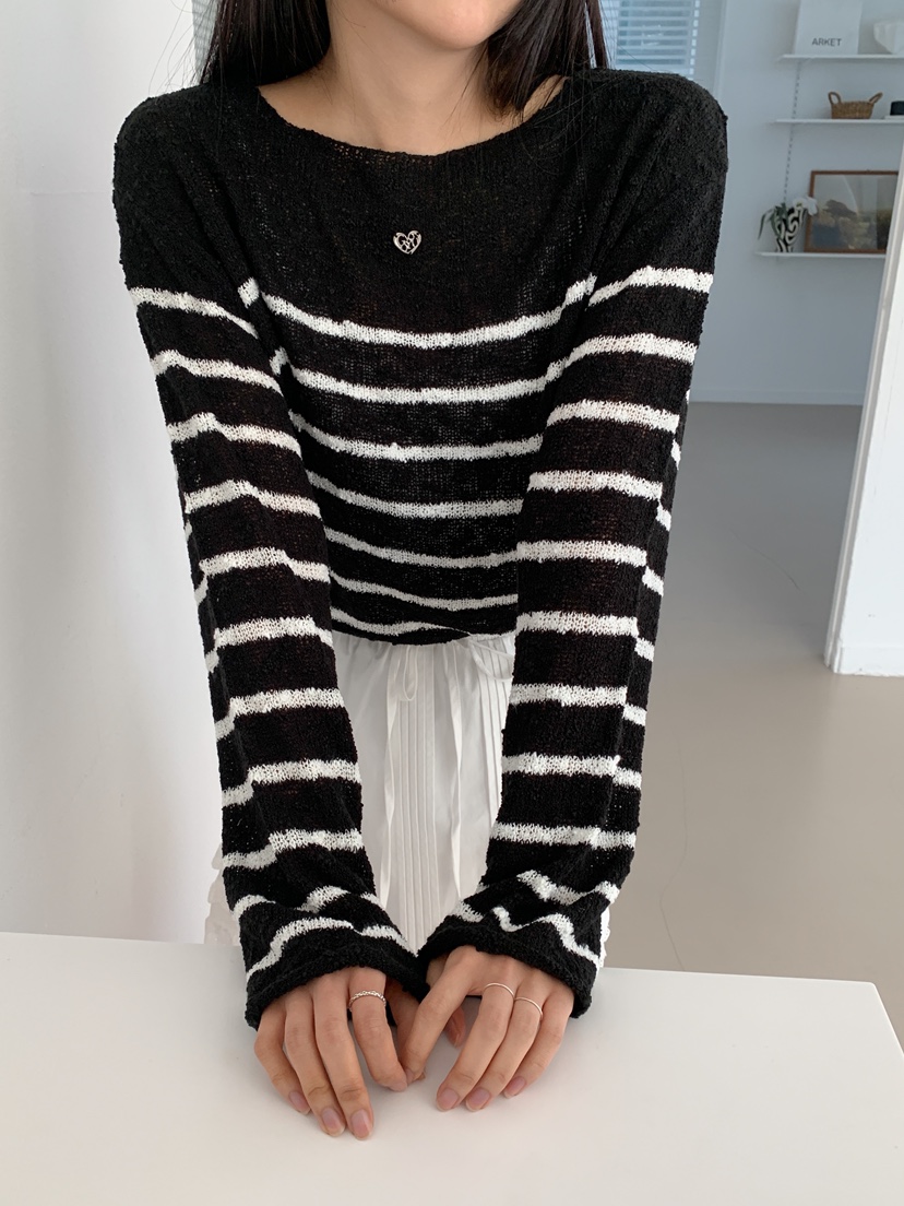 GOYOU韓國㊣直郵東大門代購女裝新品25春夏熱賣人氣休閑針織衫de goyou針織衫