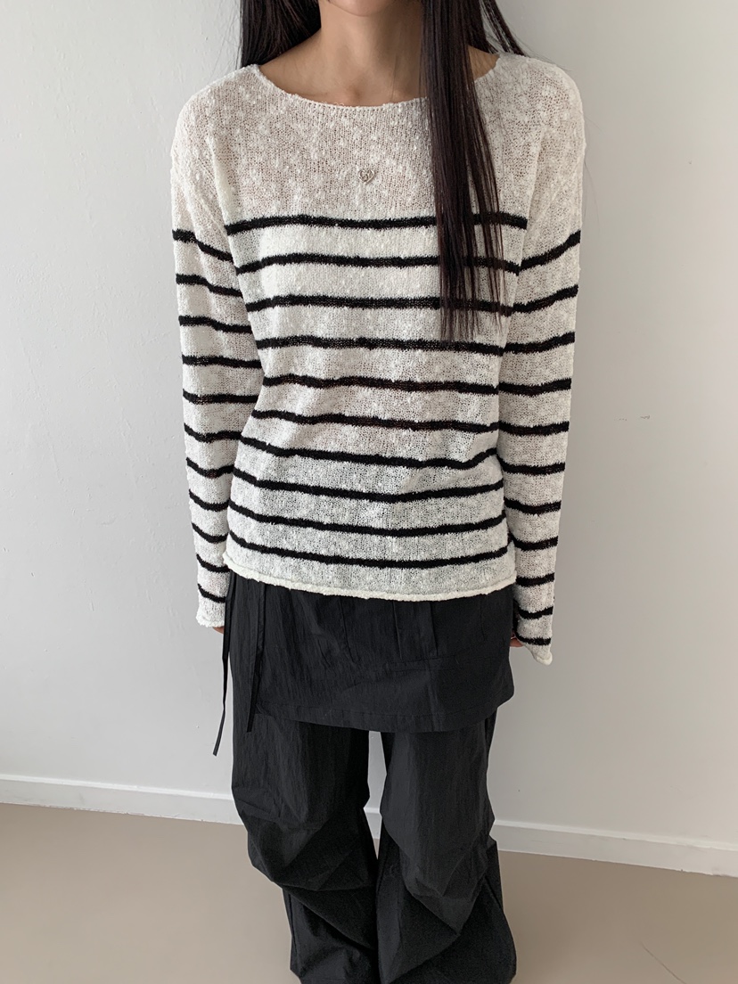 GOYOU韓國㊣直郵東大門代購女裝新品25春夏熱賣人氣休閑針織衫de goyou針織衫