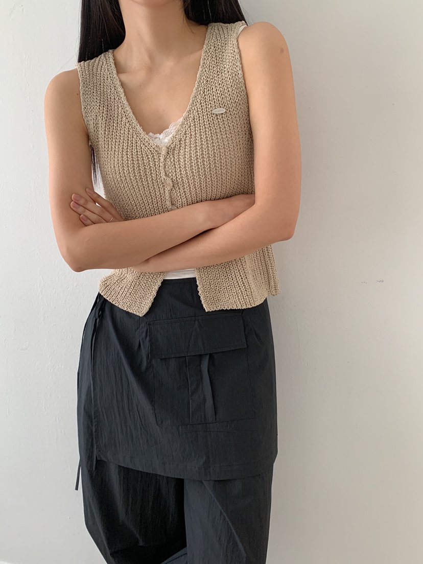 GOYOU韓國㊣直郵東大門代購女裝新款推薦時尚吊帶背心羊毛衫de goyou吊帶/背心