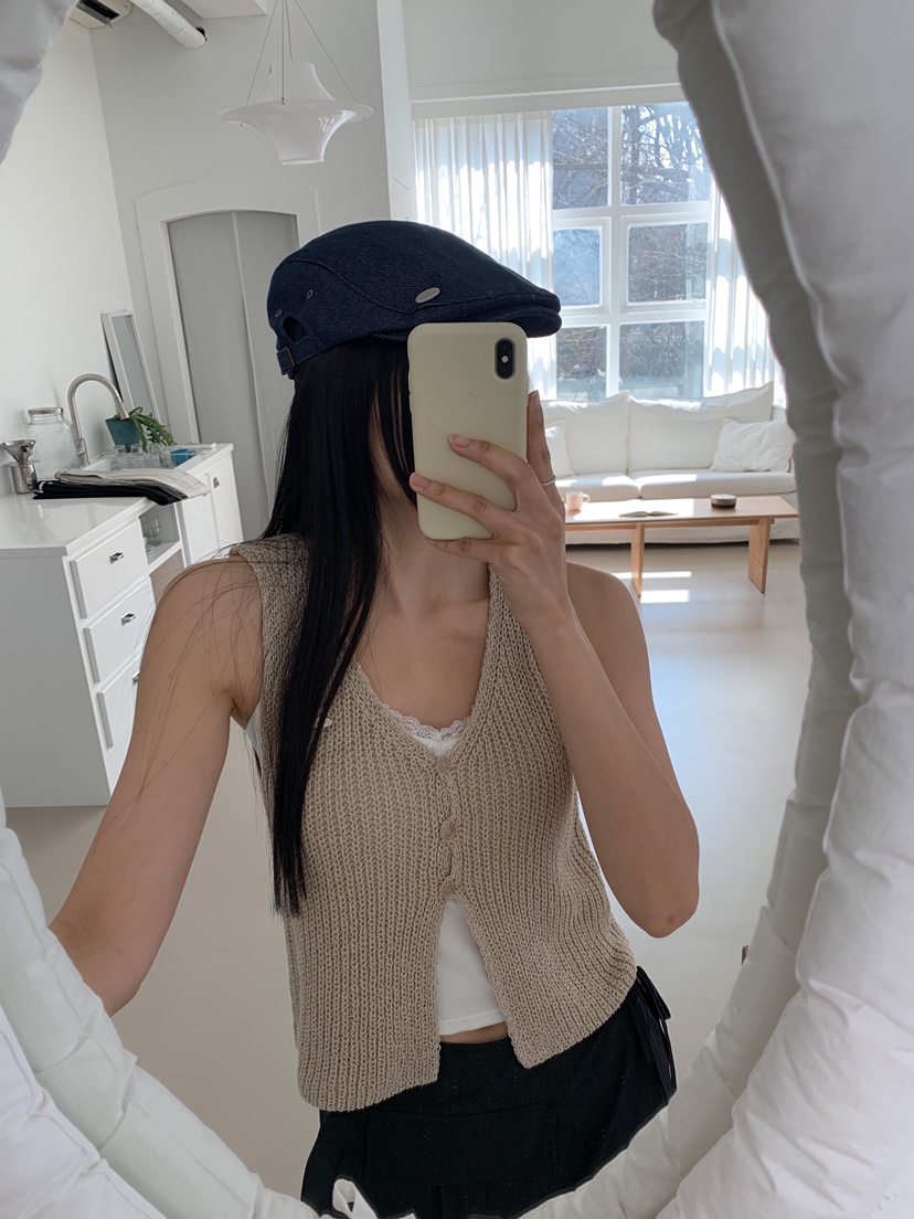 GOYOU韓國㊣直郵東大門代購女裝新款推薦時尚吊帶背心羊毛衫de goyou吊帶/背心